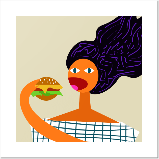 my Burger Wall Art by monika27